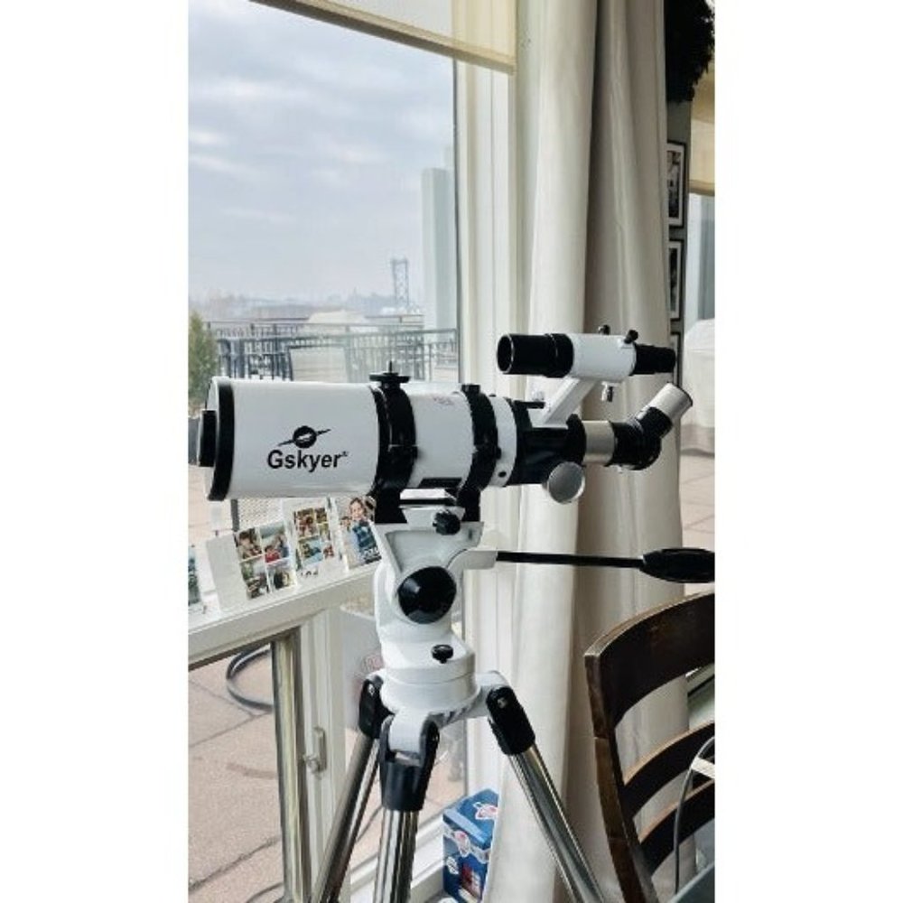 Gskyer Telescope, Telescopes, 80mm AZ Space Astronomical Refractor Telescope